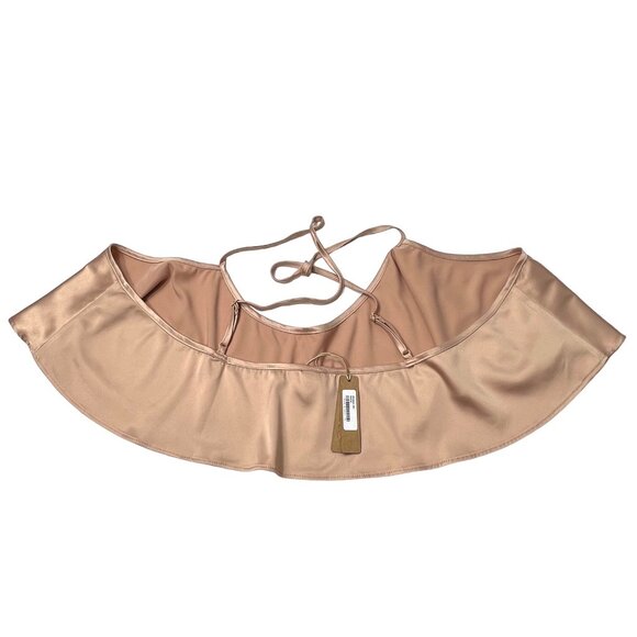 SKIMS Woven Shine Cami + Lounge Pants Set Pink Sand Womens 2X - Picture 6 of 14